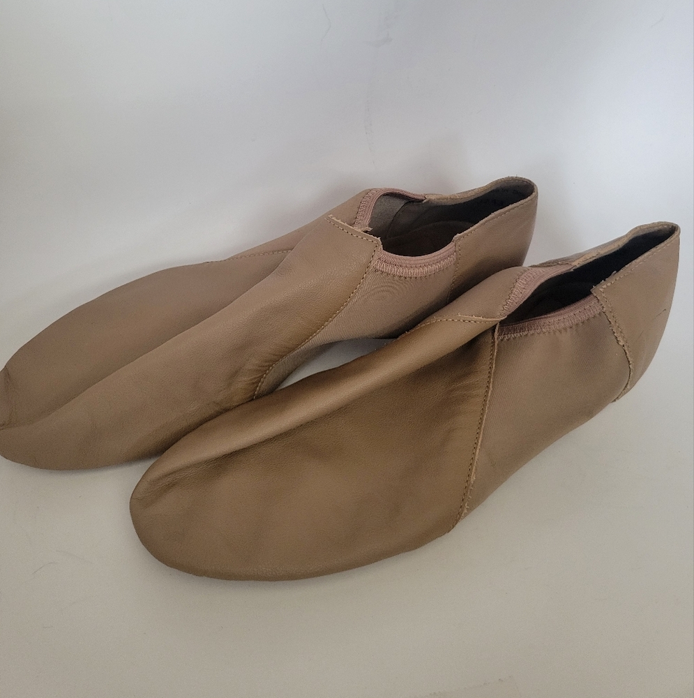 So Danca Womens Canvas Vegan Split Sole Jazz Shoes Size 10M Nude Color